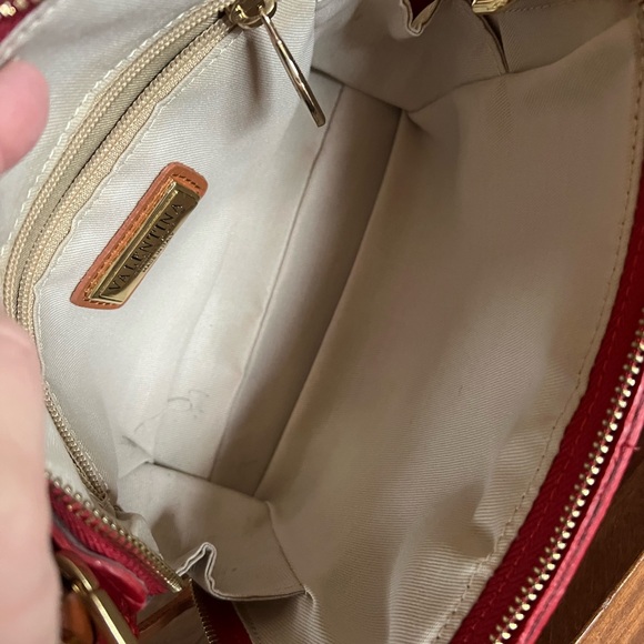 Valentina Red Leather Purse Crossbody Bag - Picture 8 of 8